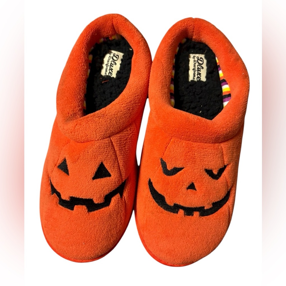 Unisex Orange Pumpkin Slippers‎